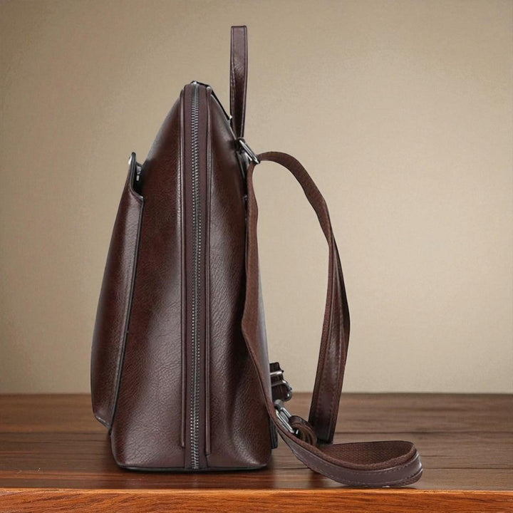 Zaino elegante con doppia cerniera – design classico