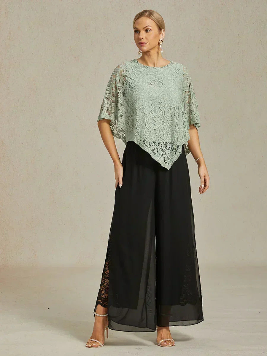 Fluressa | Pantaloni Flowy con Orlo Spaccato