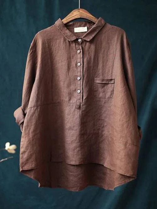 Elvie | Elegante Blusa Estiva in Lino