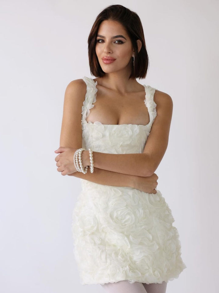 Abito Mini Corsetto Blossom Embrace