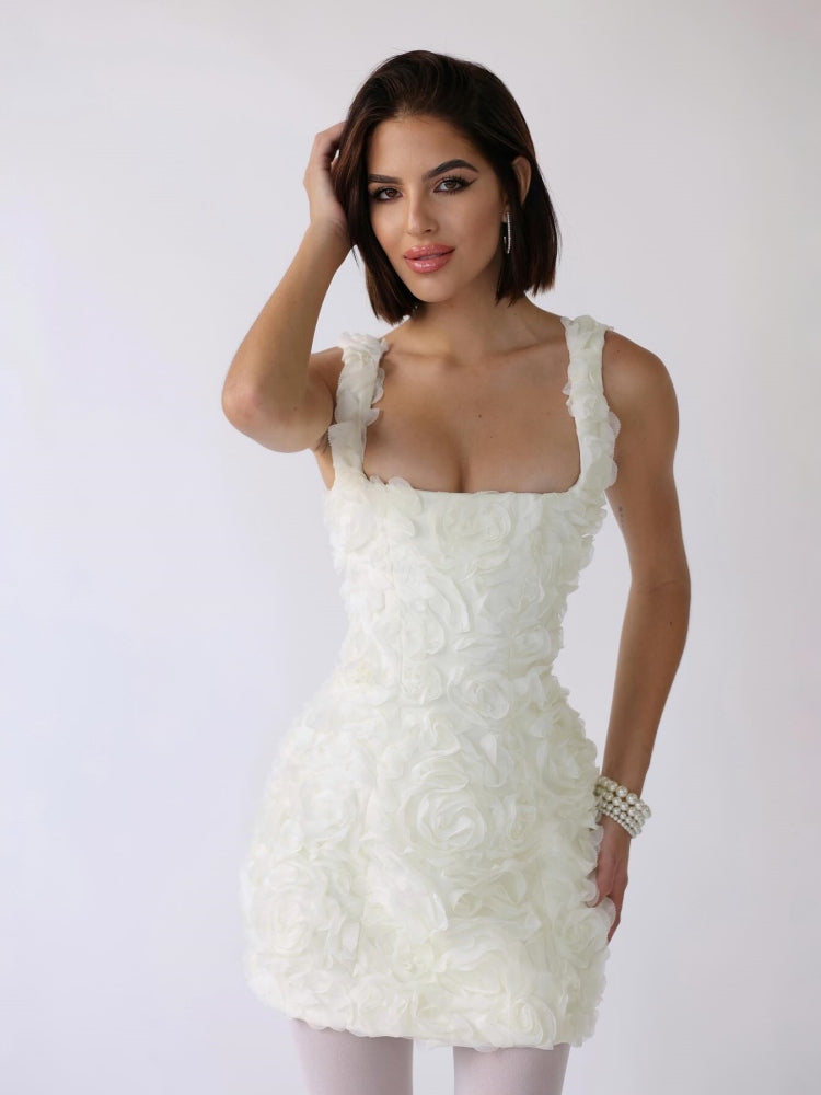 Abito Mini Corsetto Blossom Embrace