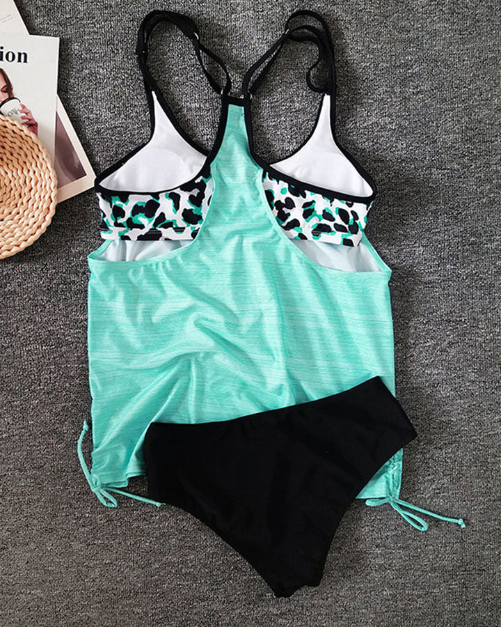 Augustus - Tankini a stampa leopardata