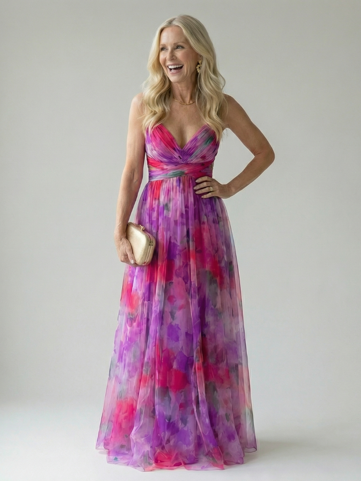 Ellis & Johnson™ | Abito Maxi Soft Wrap