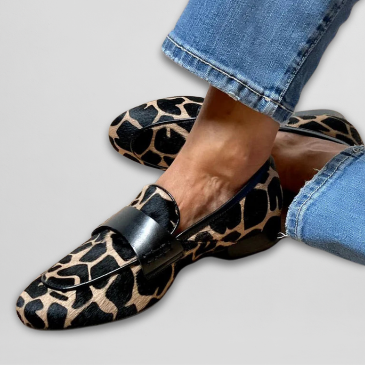 Noemi™ | Moccasins with Animal Print