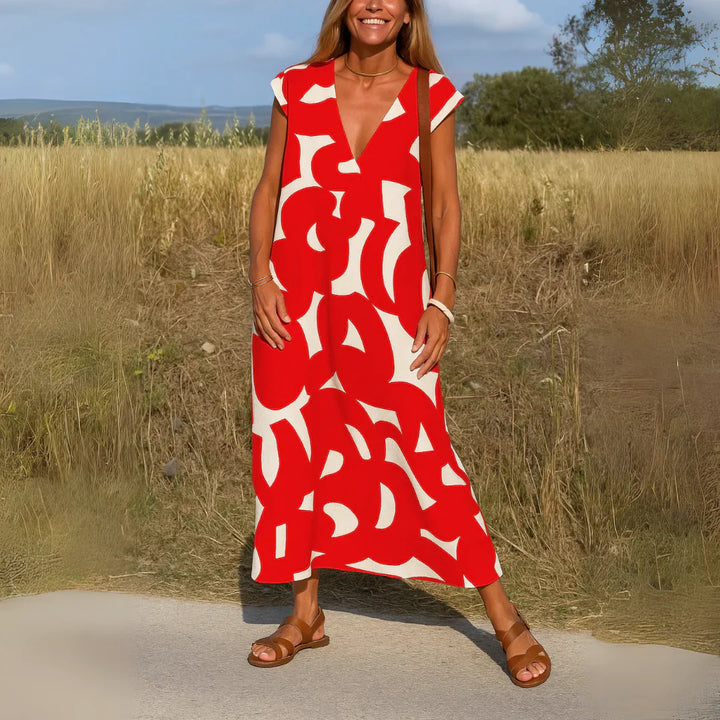 Tatiana™ | Abito Maxi con Dettagli Intagliati