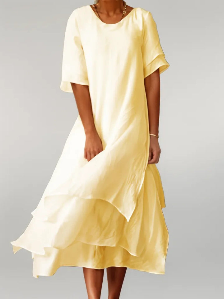 Nellie | Elegante Abito Lungo in Cotone