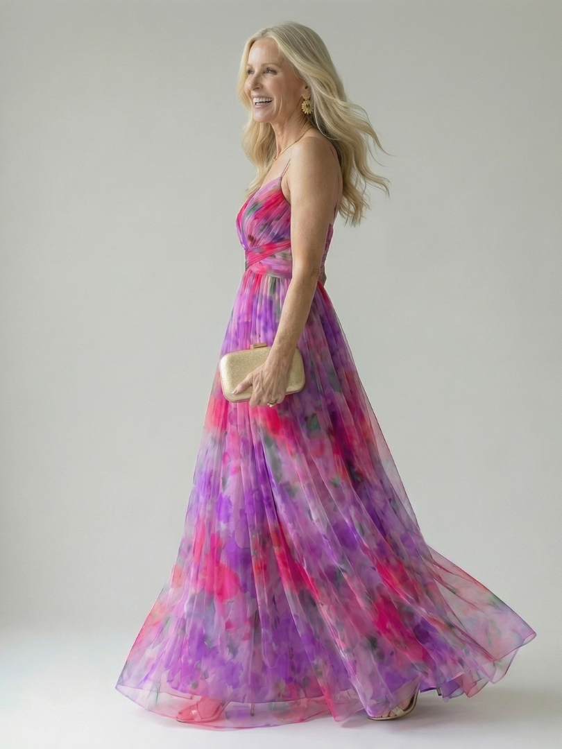 Ellis & Johnson™ | Abito Maxi Soft Wrap