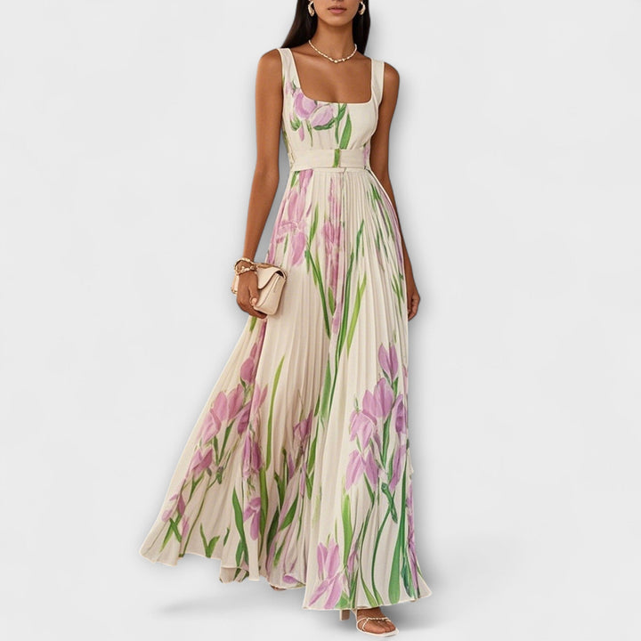 Pénélope - Abito Maxi in Chiffon