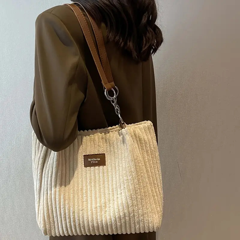 MEGAN | BORSA IN CORDUROY DI COTONE