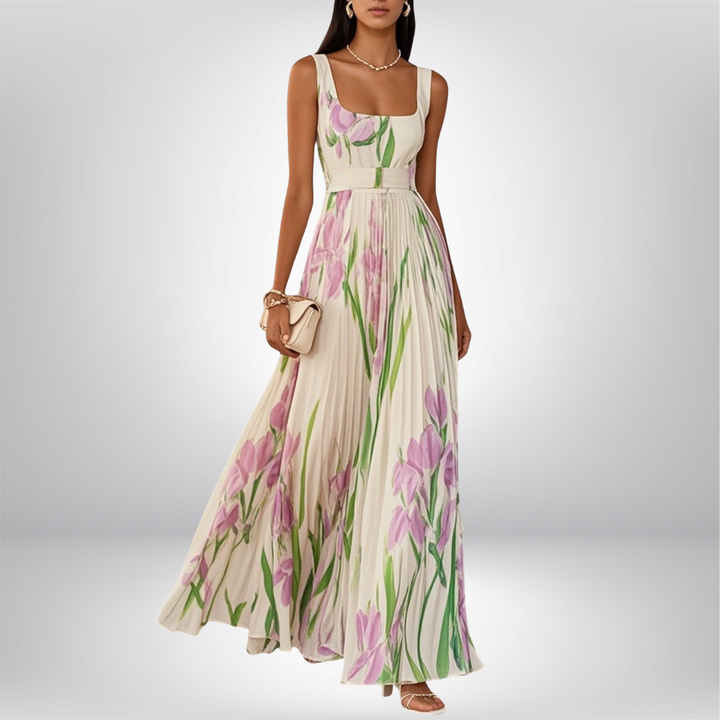 Pénélope - Abito Maxi in Chiffon