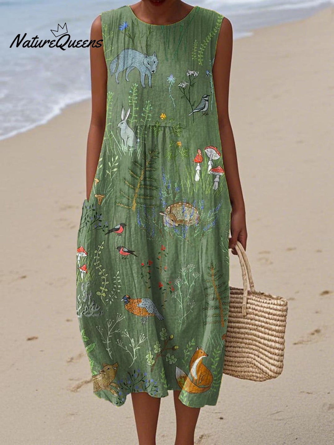 Ninthe - Vestito con Fauna Selvatica