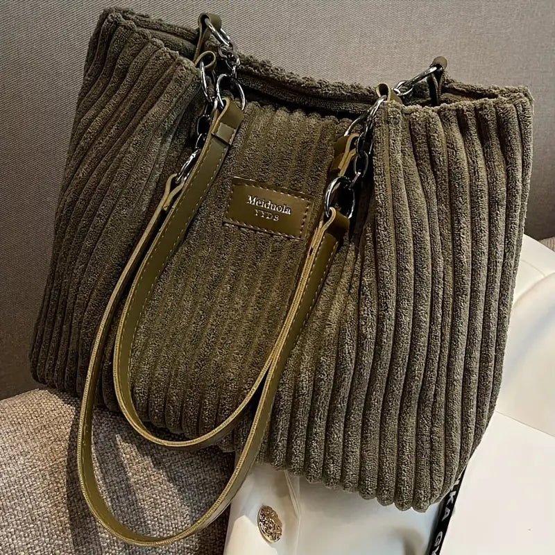 MEGAN | BORSA IN CORDUROY DI COTONE