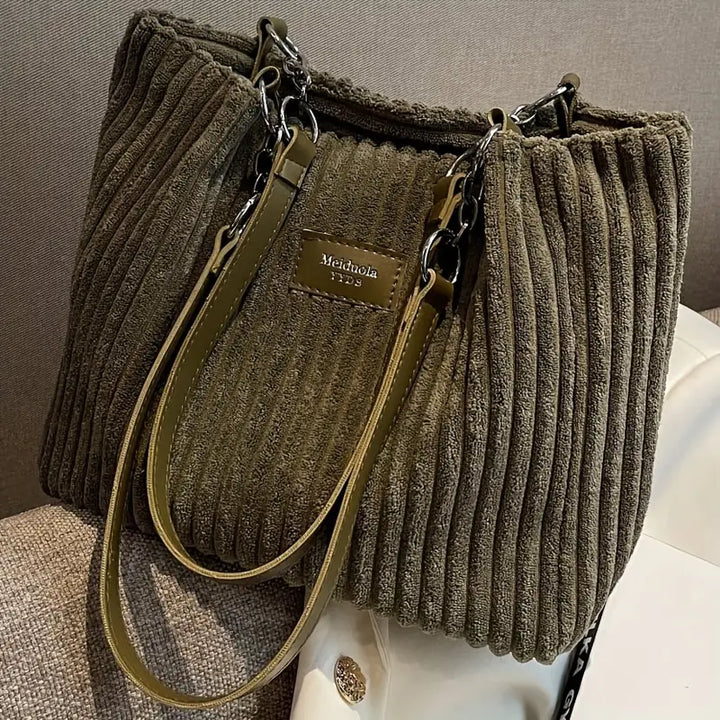 MEGAN | BORSA IN CORDUROY DI COTONE