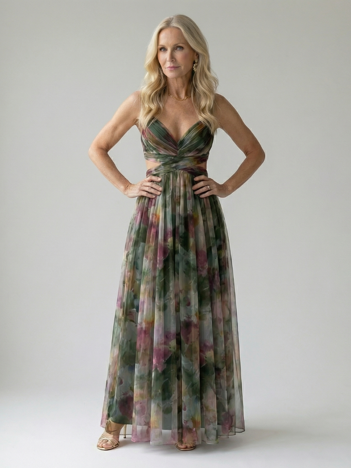Ellis & Johnson™ | Abito Maxi Soft Wrap