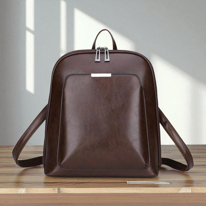 Zaino elegante con doppia cerniera – design classico