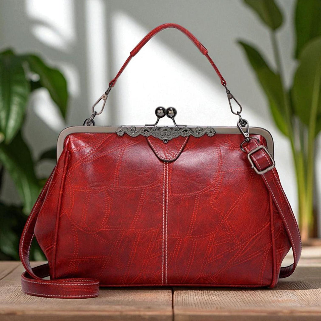 Vintage Bag with Snap Closure