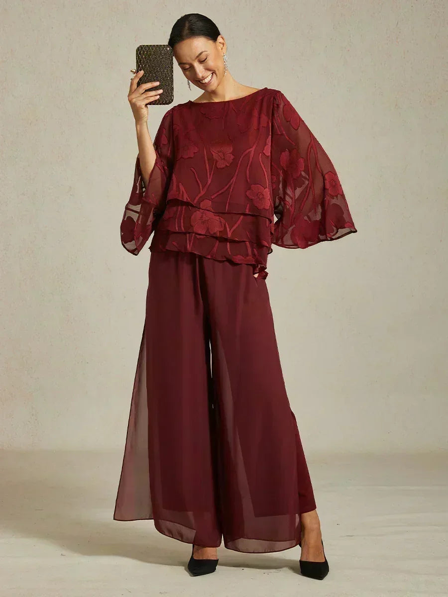 Fluressa | Pantaloni Flowy con Orlo Spaccato