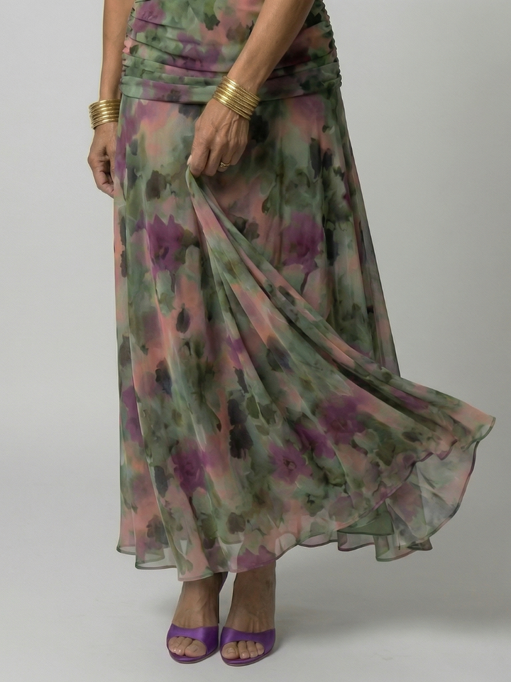 Calen | Abiti midi fluido con spalle scoperte