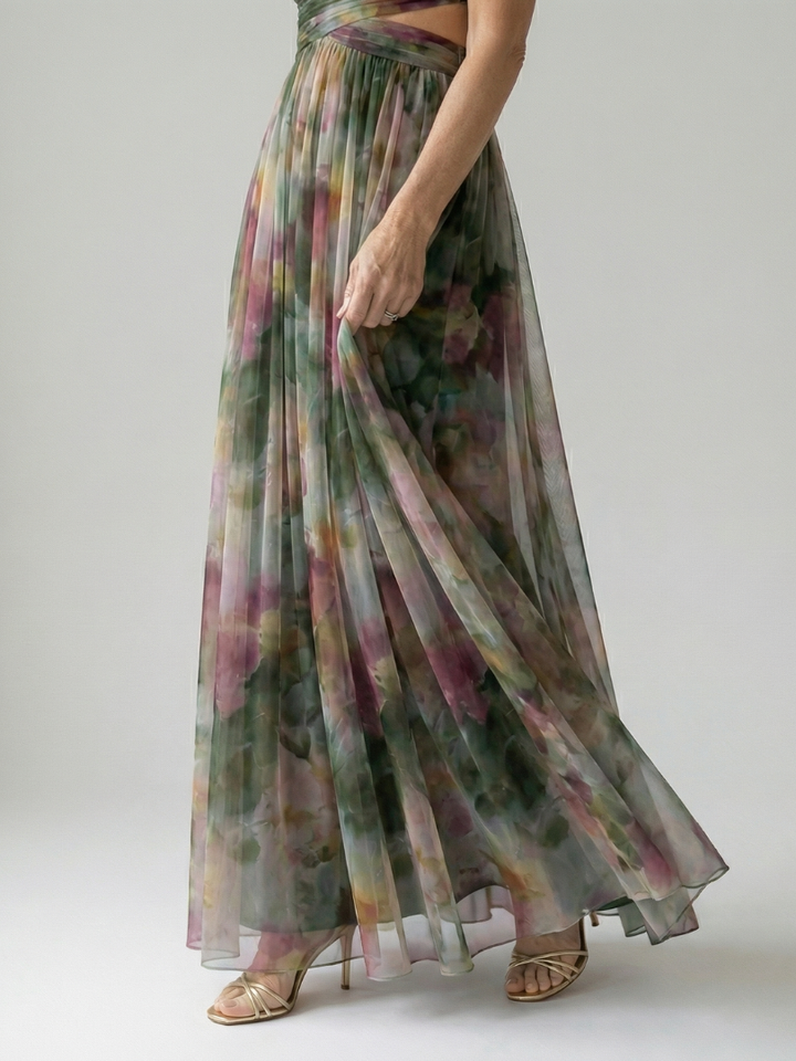 Ellis & Johnson™ | Abito Maxi Soft Wrap
