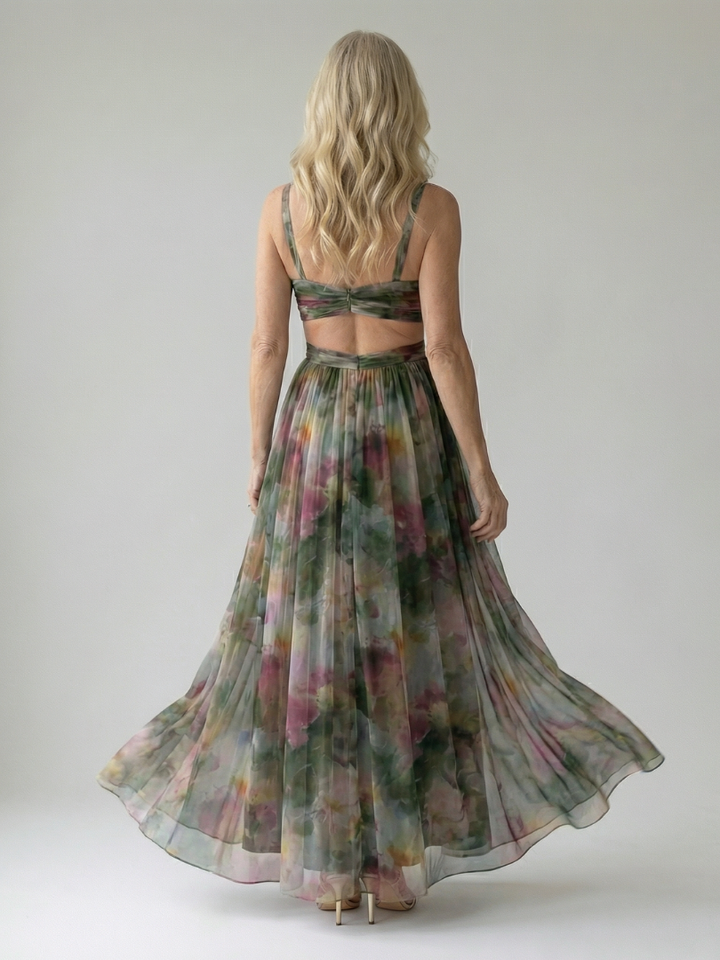 Ellis & Johnson™ | Abito Maxi Soft Wrap