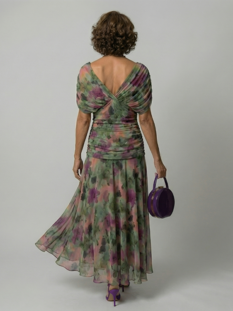 Calen | Abiti midi fluido con spalle scoperte