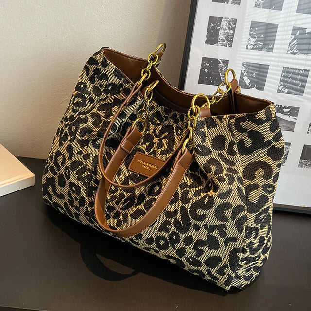 LIBERTY | BORSA CON STAMPA LEOPARDO