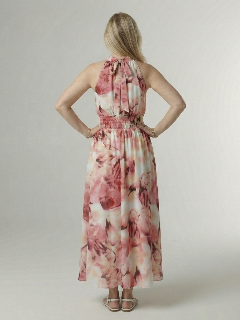 Sylin | Abito Midi con Collo All'Americana