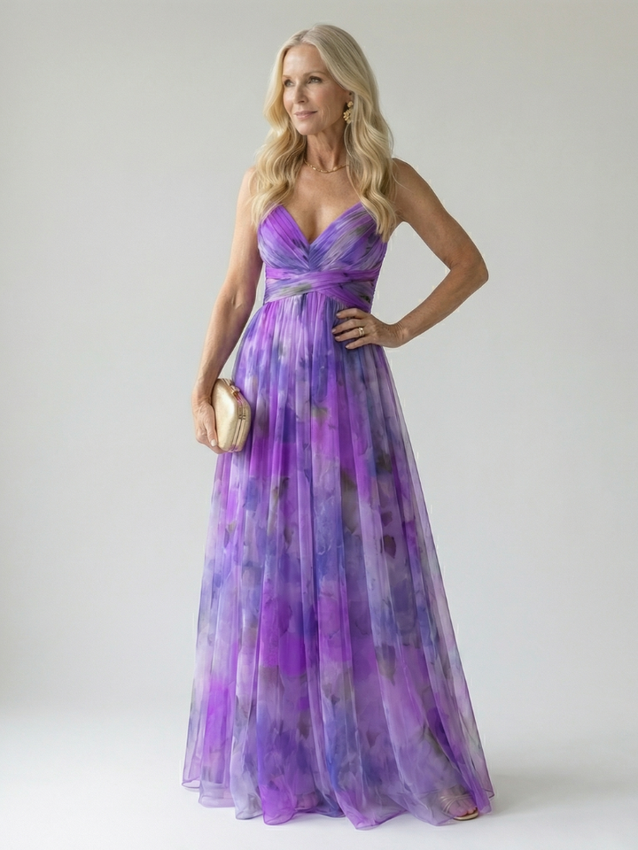 Ellis & Johnson™ | Abito Maxi Soft Wrap