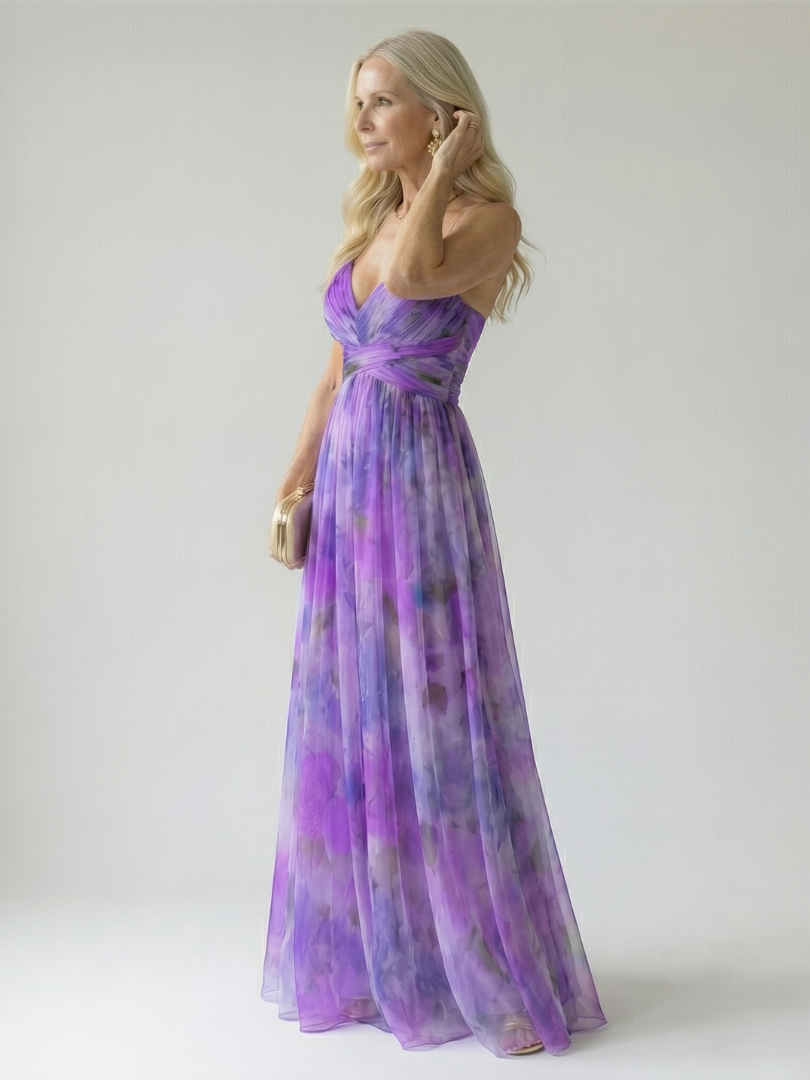 Ellis & Johnson™ | Abito Maxi Soft Wrap