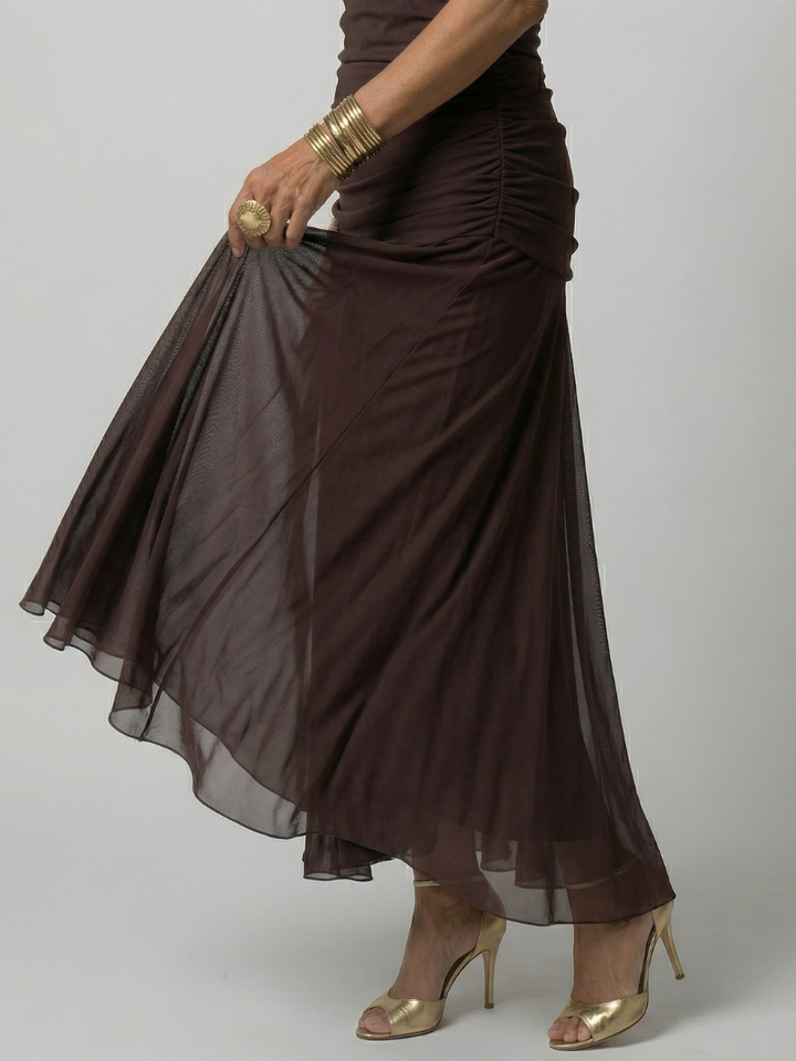 Calen | Abiti midi fluido con spalle scoperte