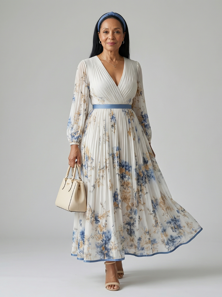 Rielle | Vestito Midi a Pieghe