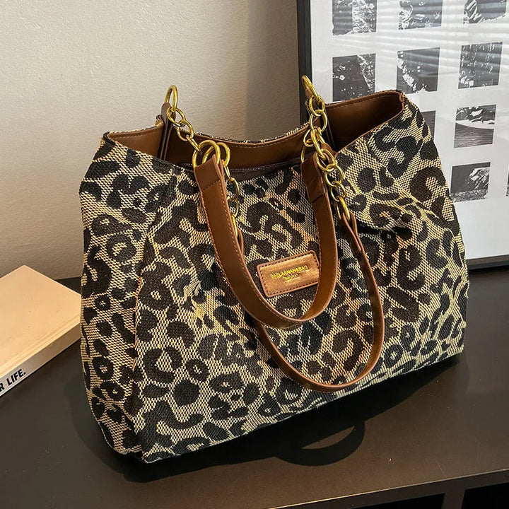 LIBERTY | BORSA CON STAMPA LEOPARDO