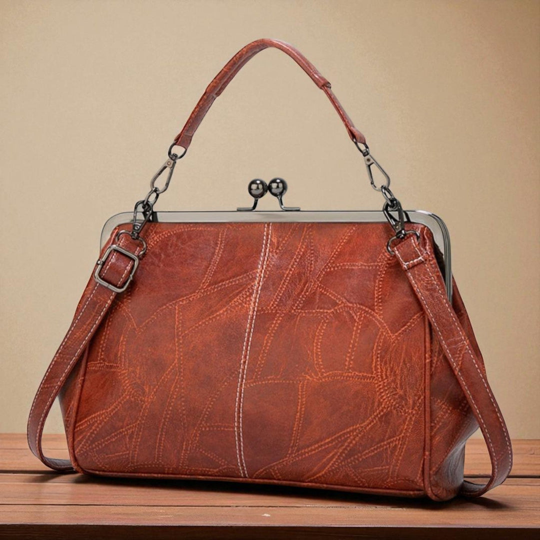 Vintage Bag with Snap Closure
