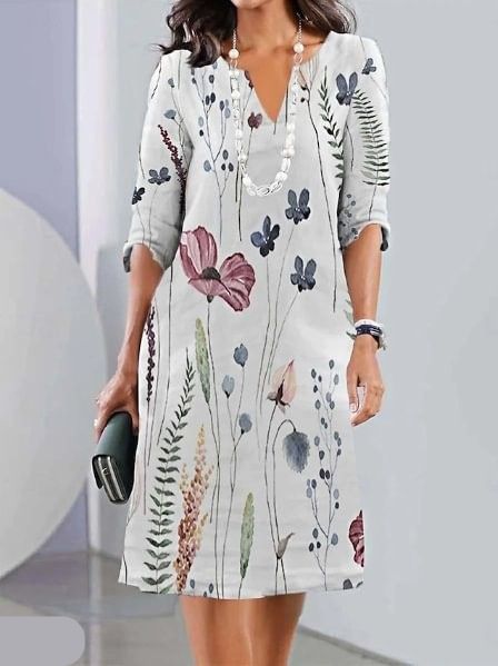 Scarlett | Vestito Floreale a Strati