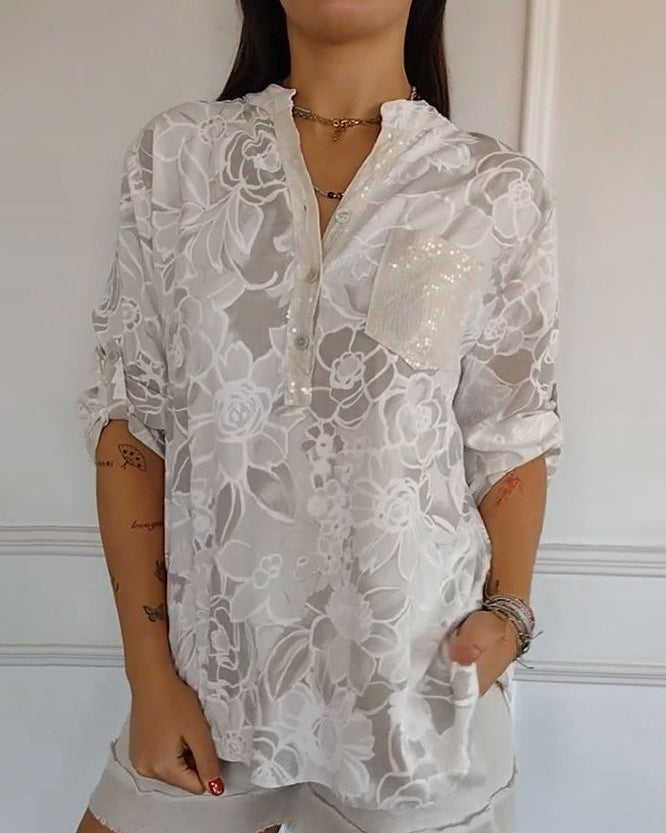 Avery | Blusa Elegante con Tasca