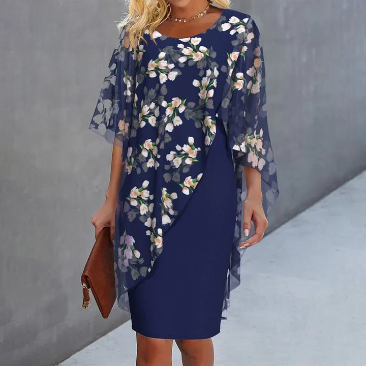 Eilidh | Vestito con Cappotto Floreale