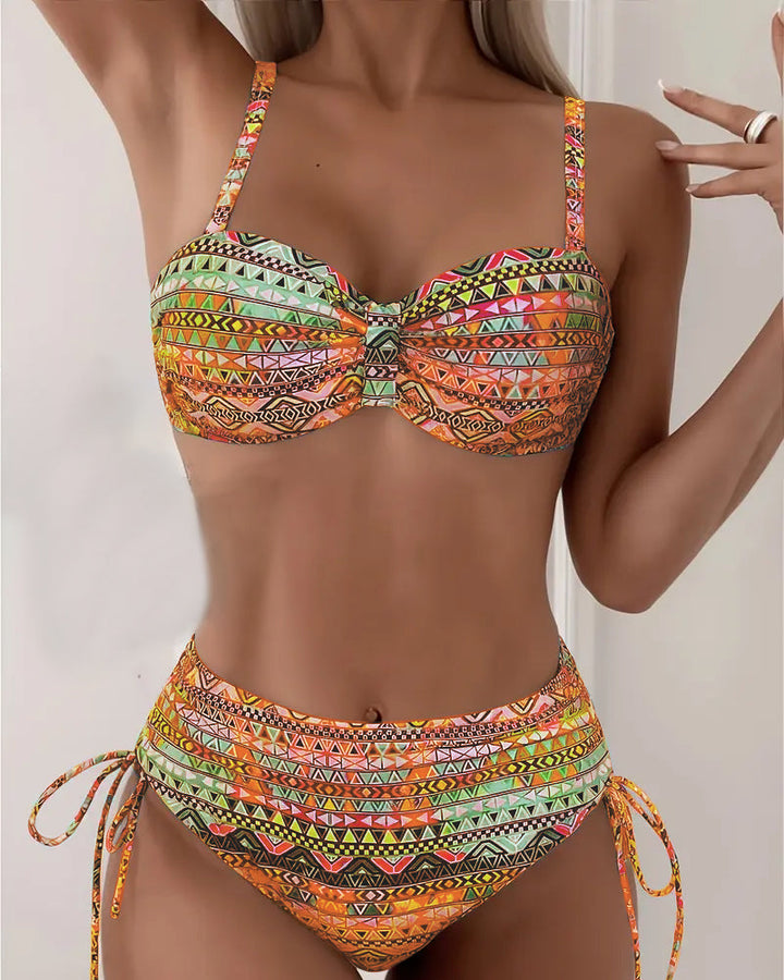 Jada | Set Bikini con Stampa Etnica Sexy