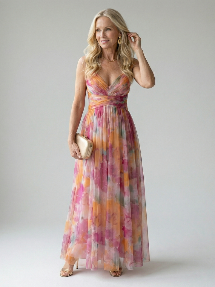 Ellis & Johnson™ | Abito Maxi Soft Wrap