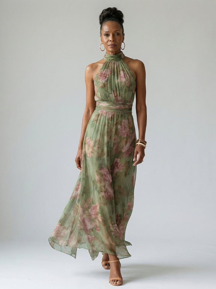 Mirelle | Abito Midi con Collo All'Incontro