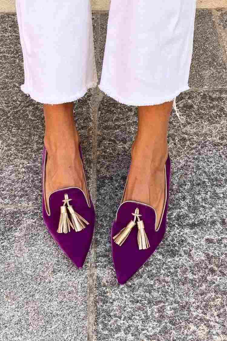 Portia - Mocassini Boho con Frange
