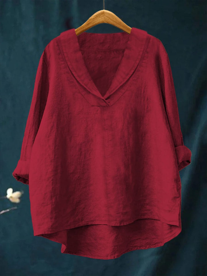 Samantha | Blusa Estiva Elegante in Lino
