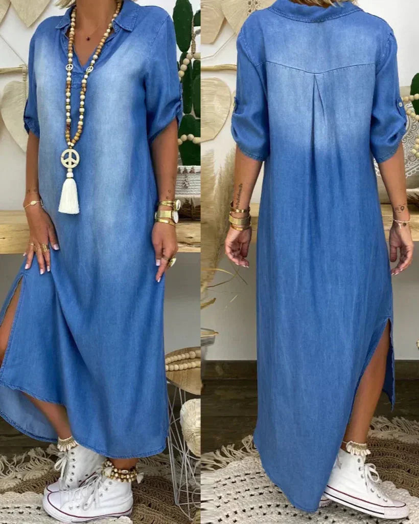 Ibiza - Abito Maxi in Jeans