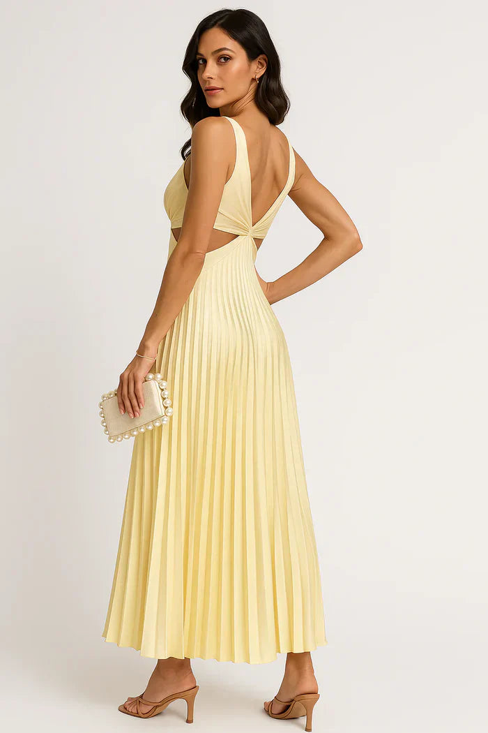 Abito Elegante Bellezza | Vestito Plissettato per Occasioni Speciali