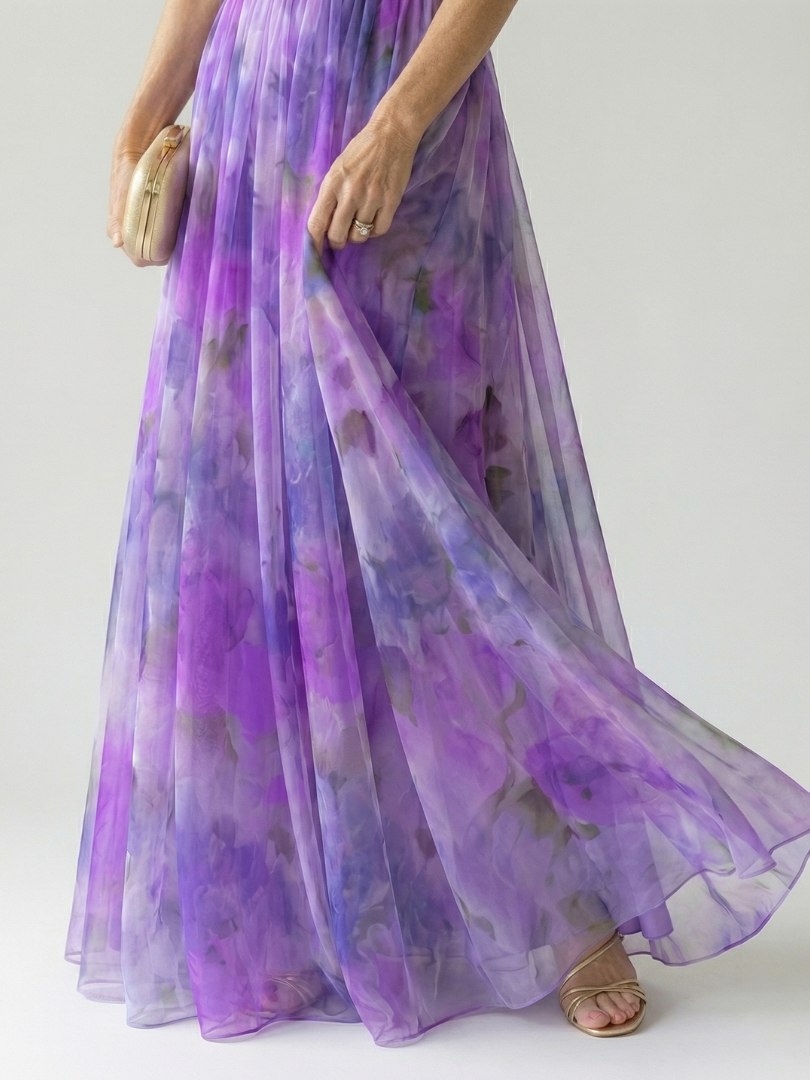 Ellis & Johnson™ | Abito Maxi Soft Wrap