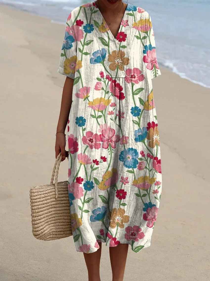 Margaret™ – Abito Floreale Vintage