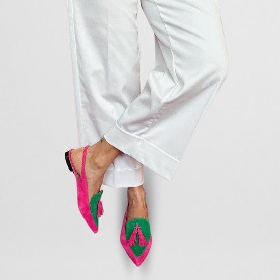 Frendessa | Fringed Ballerina Flats