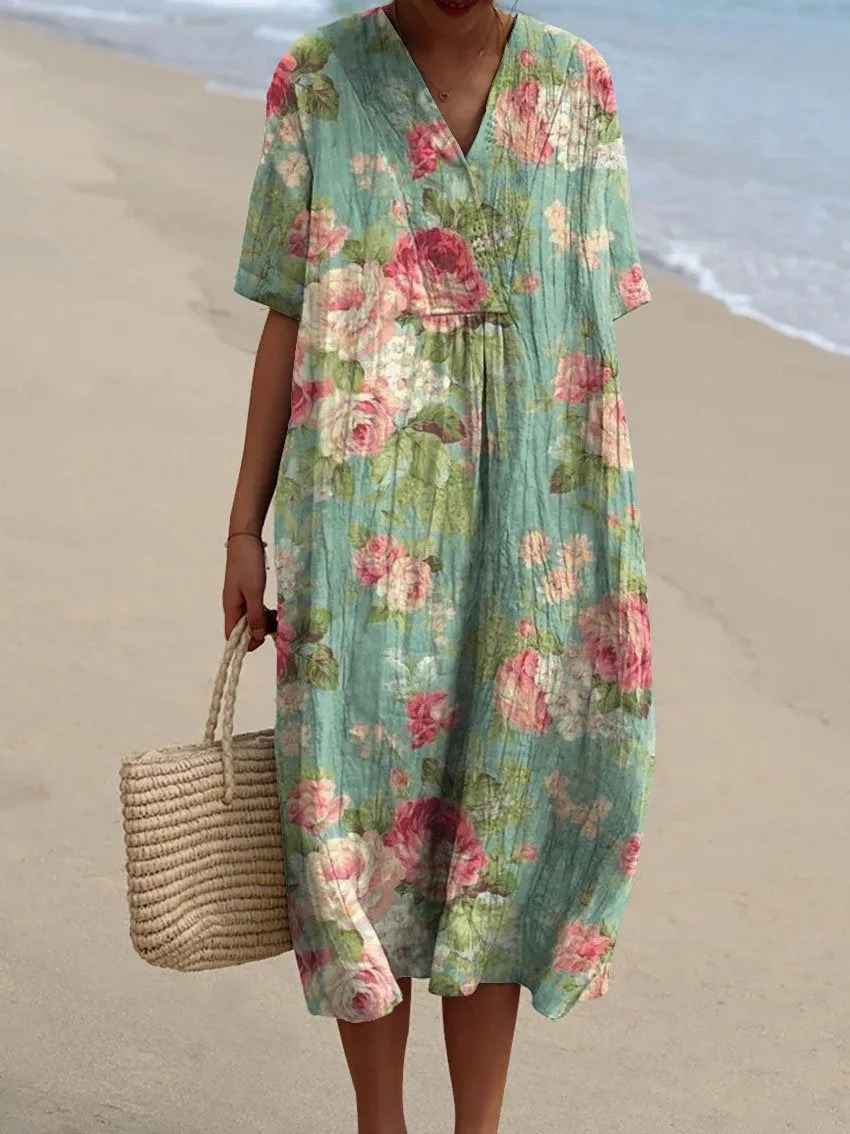 Margaret™ – Abito Floreale Vintage