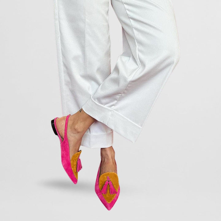 Frendessa | Fringed Ballerina Flats