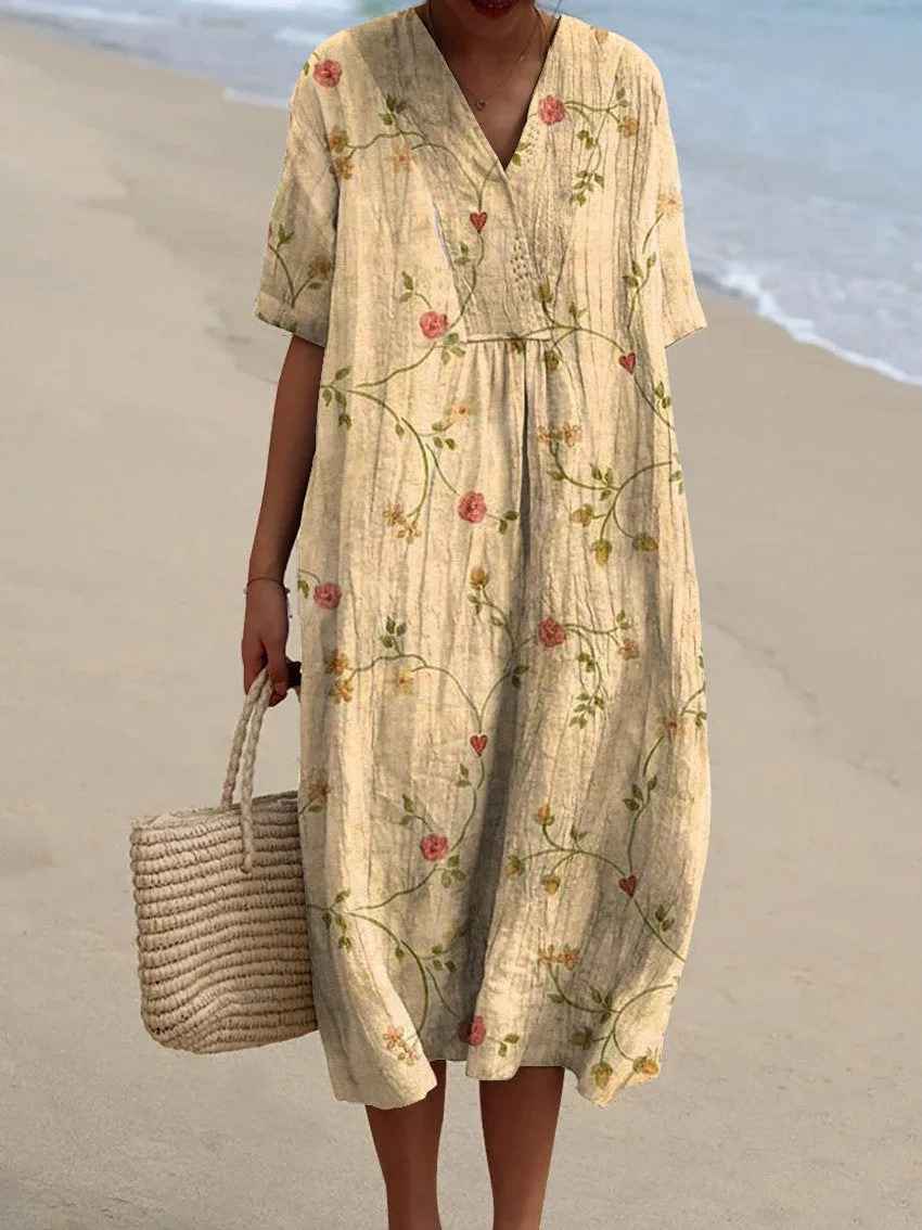 Margaret™ – Abito Floreale Vintage