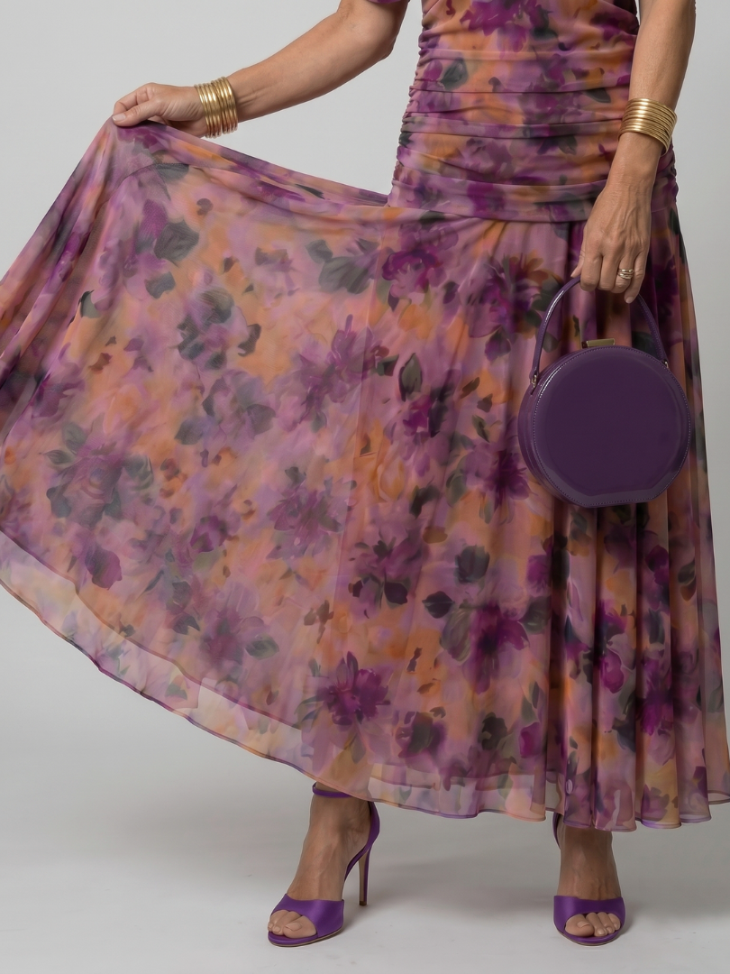 Ellis & Johnson™  | Abito Midi Off Shoulder